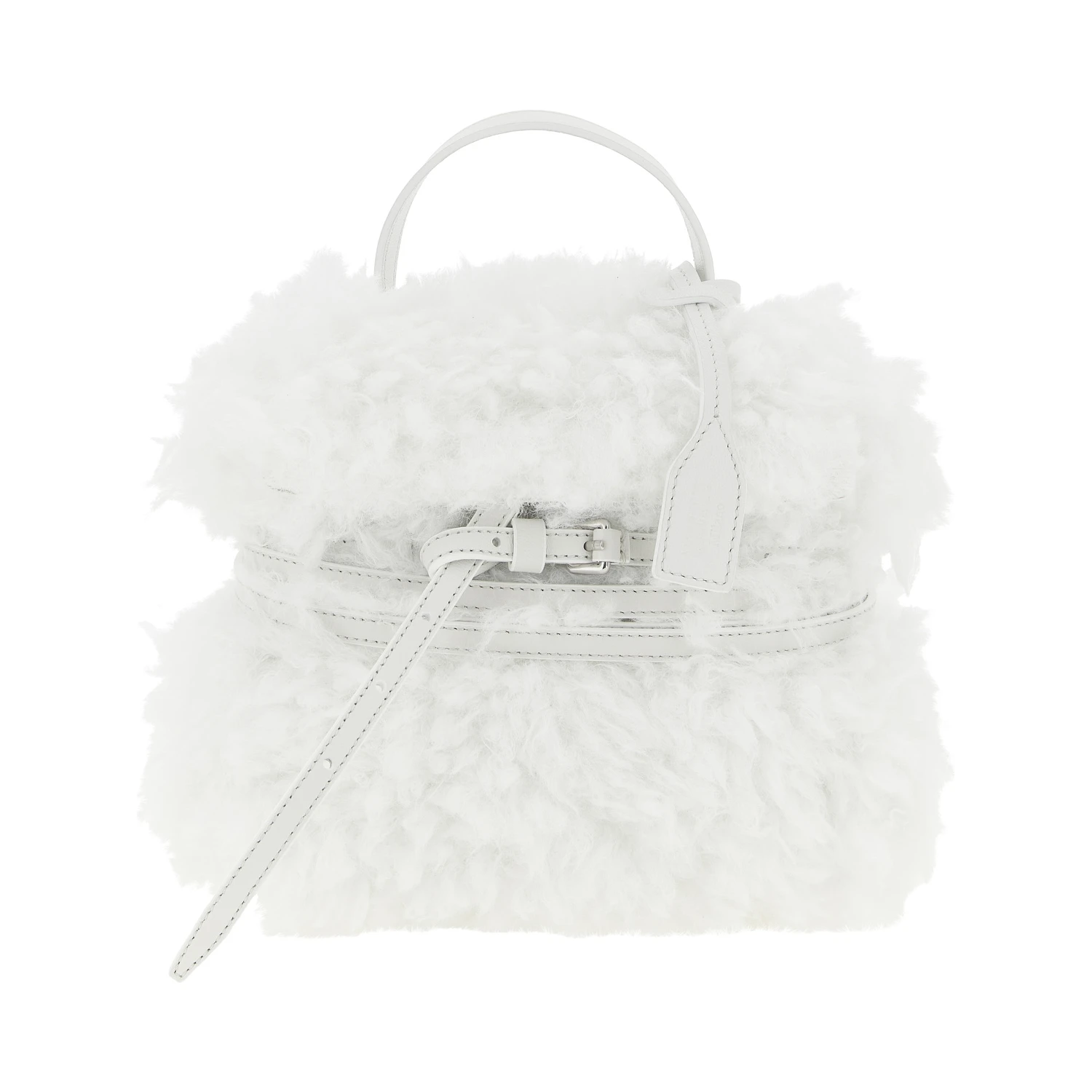 White Leather Handbag