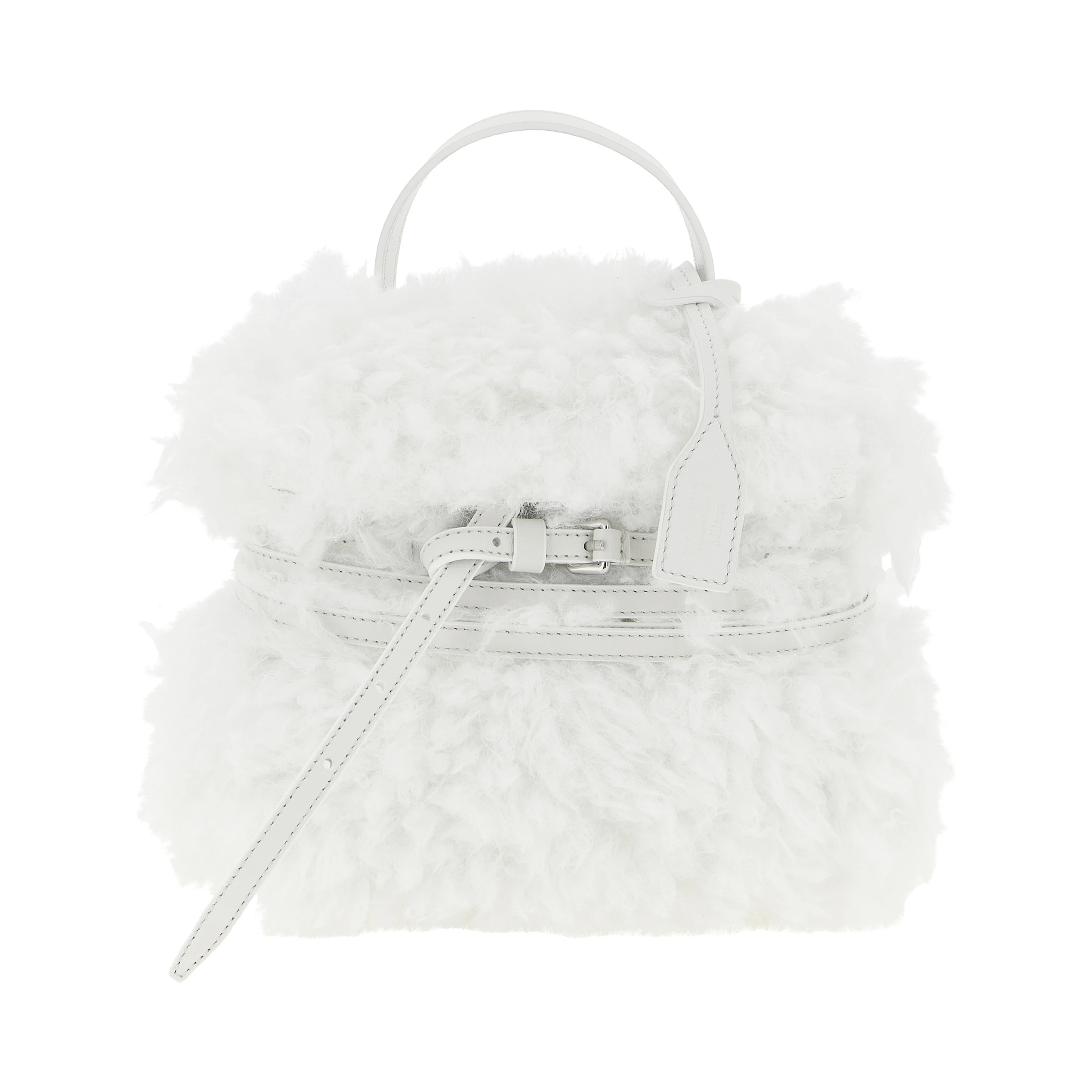 White Leather Handbag