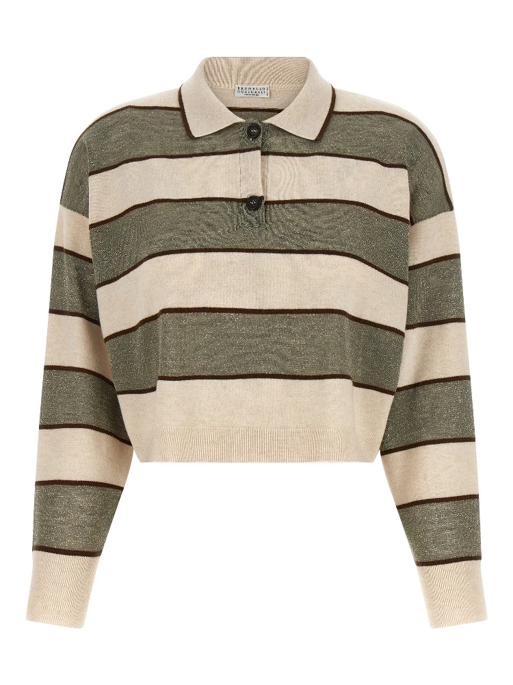 Multicolor Virgin Wool Polo Shirt