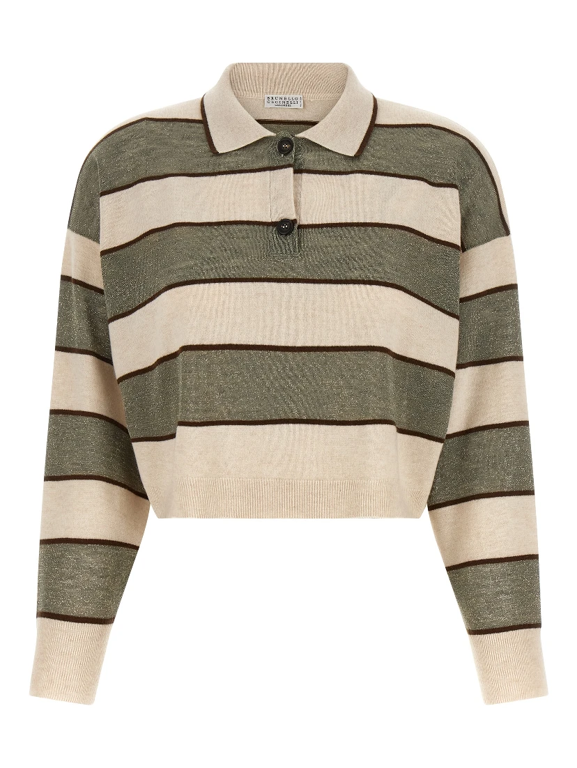 Multicolor Virgin Wool Polo Shirt