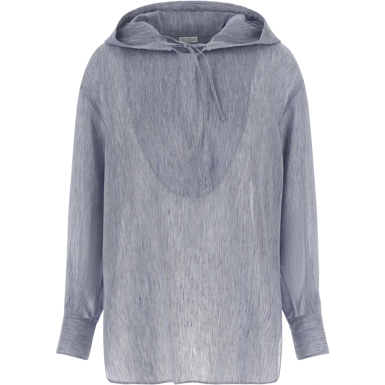 Blue Linen Blouse