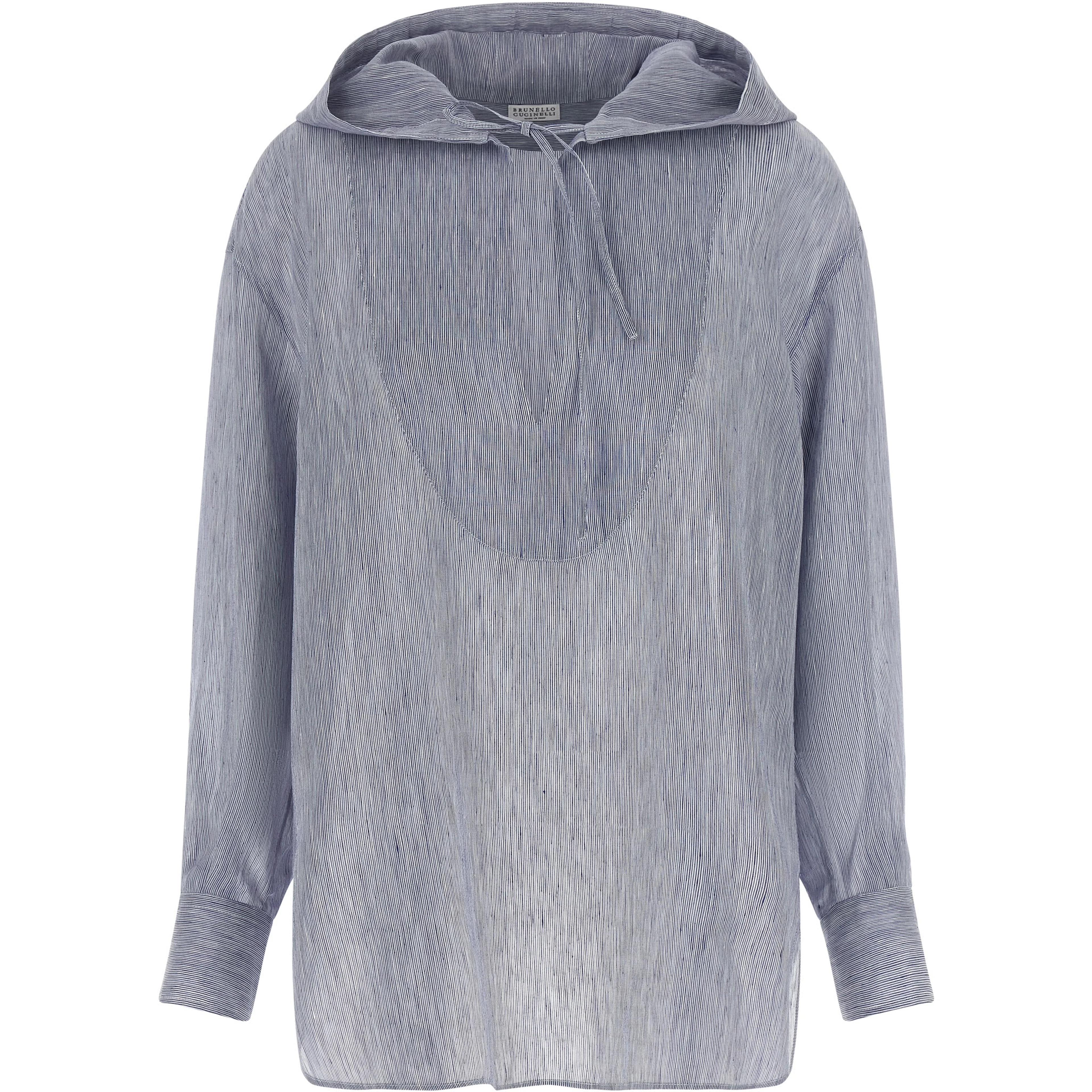 Blue Linen Blouse