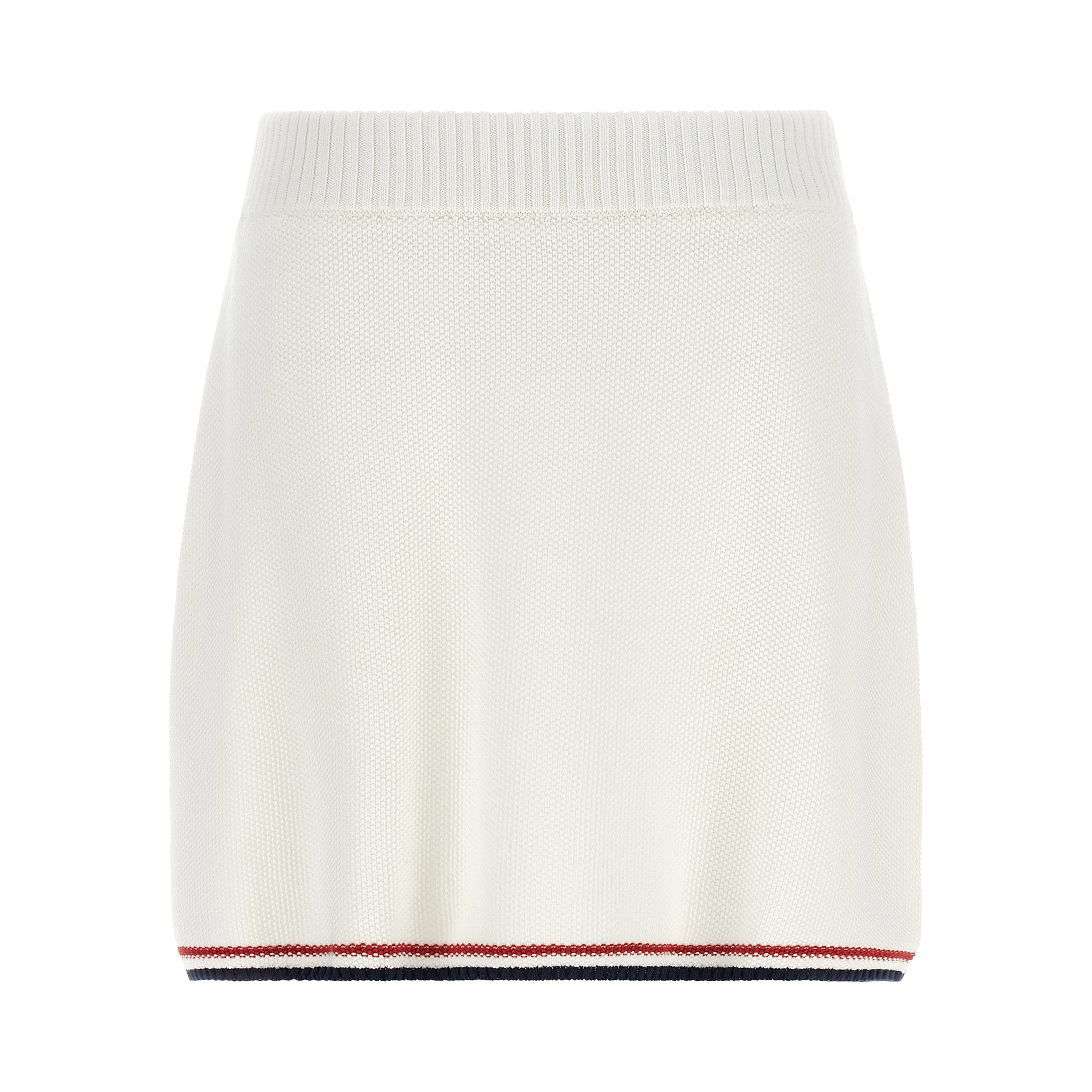 White Cotton Long Skirt