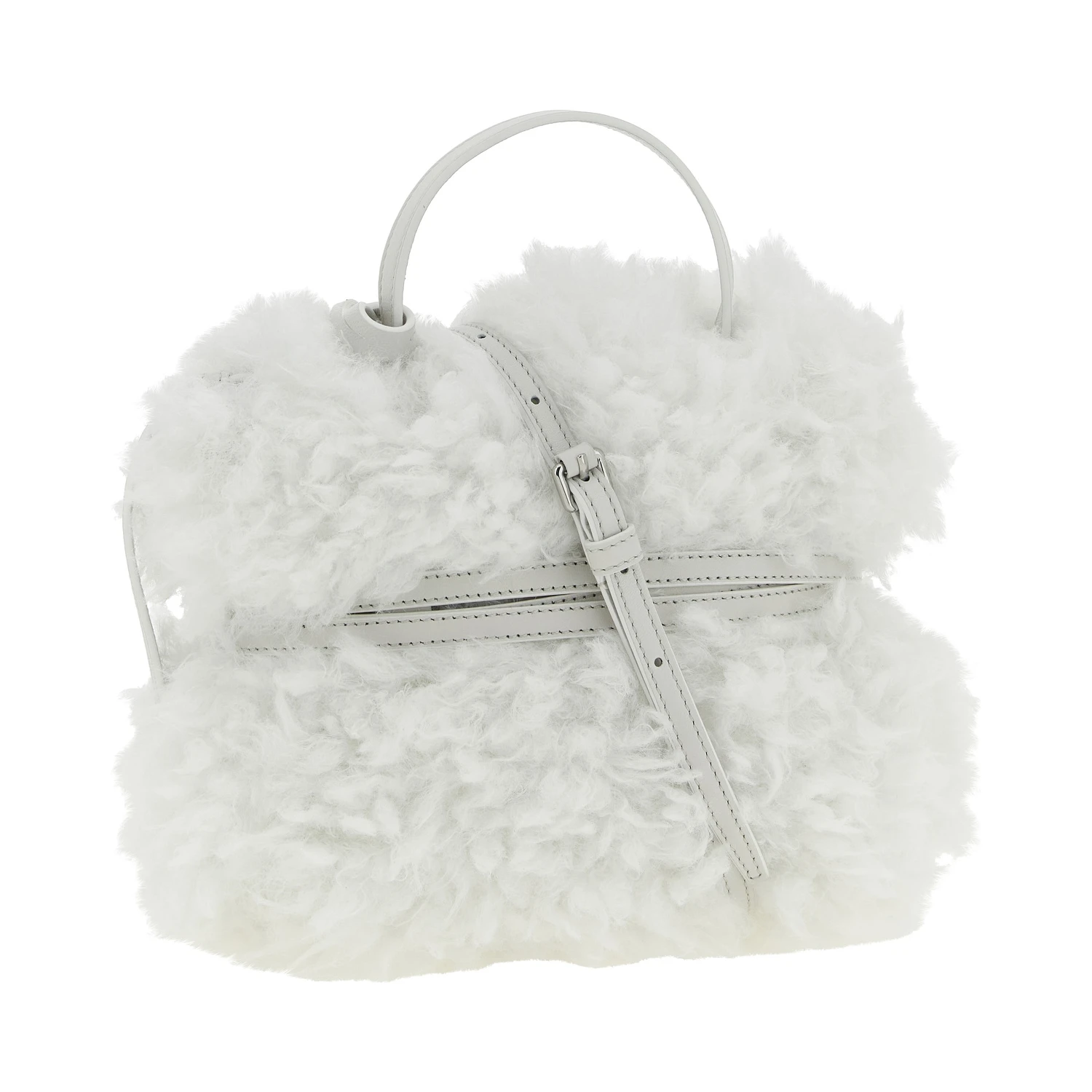 White Leather Handbag