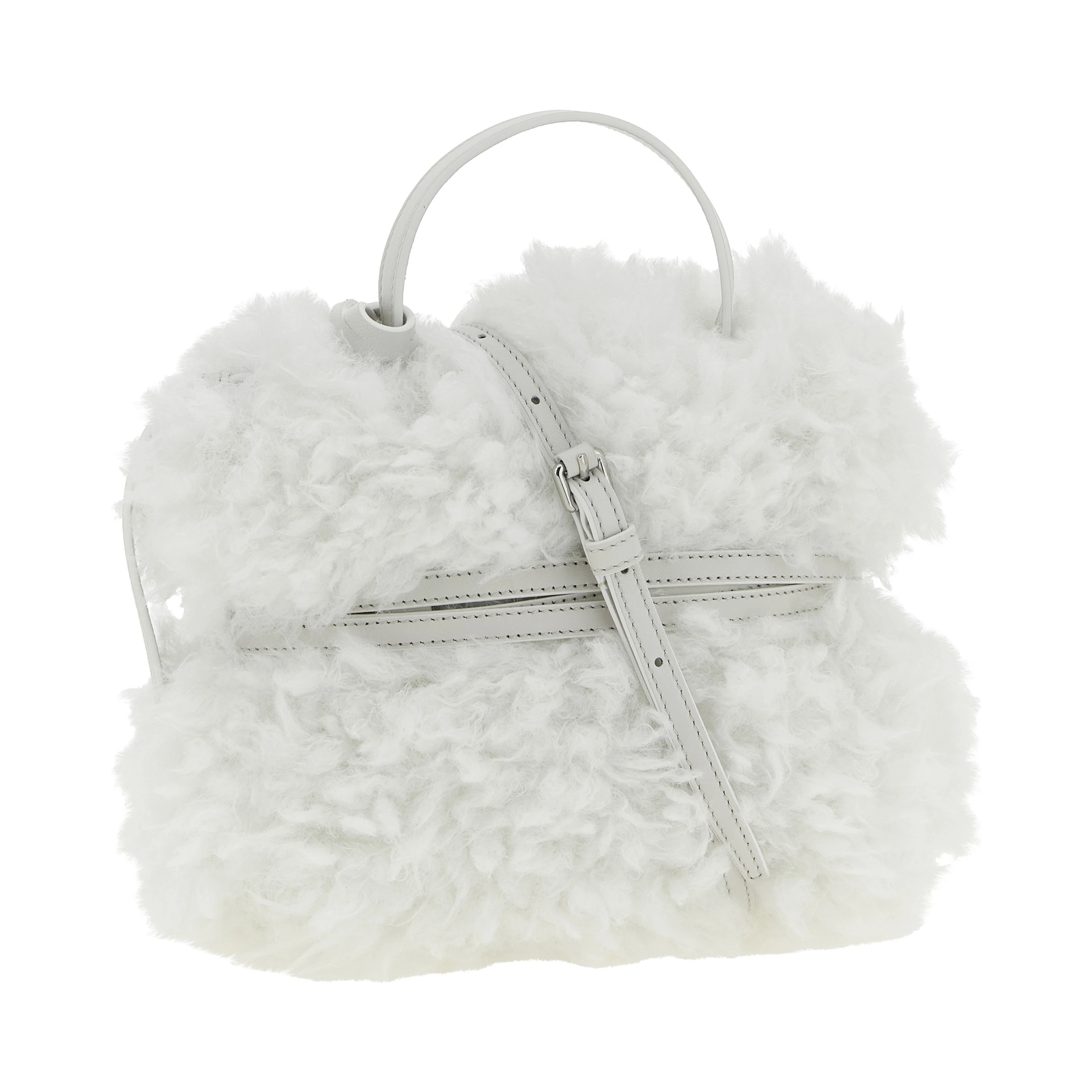 White Leather Handbag