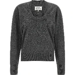 Gray Virgin Wool Cardigan