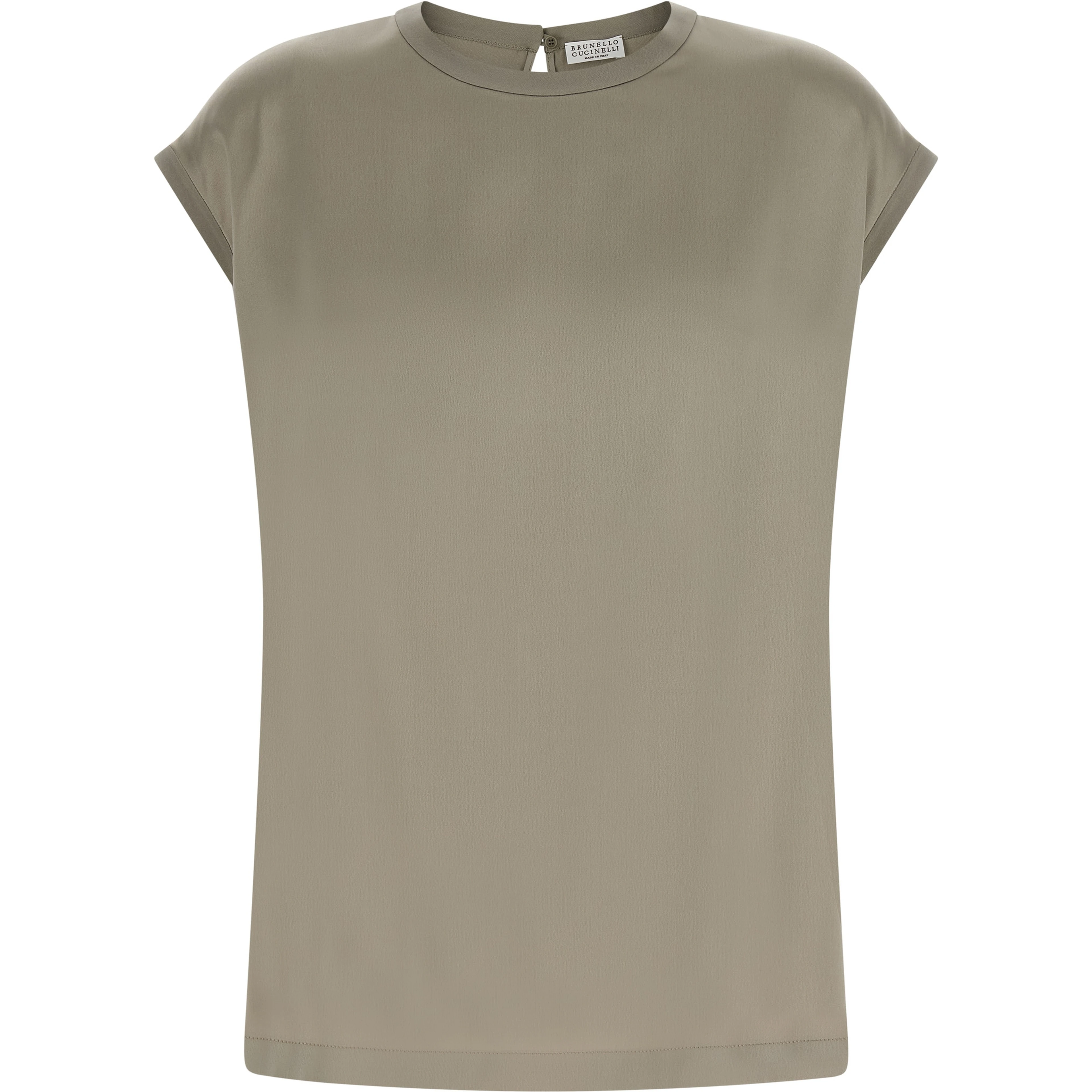 Bicolor Silk Blouse