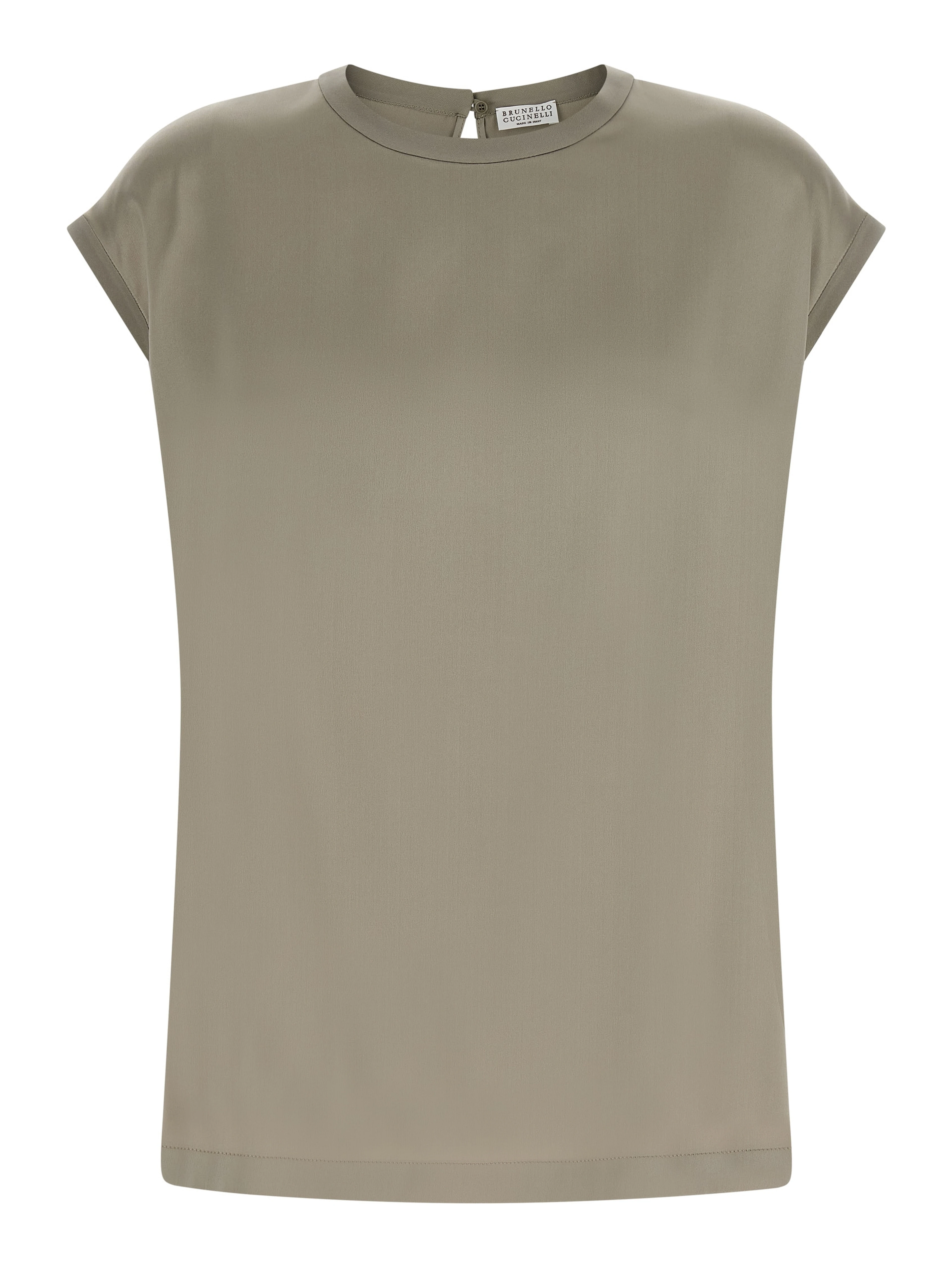 Bicolor Silk Blouse