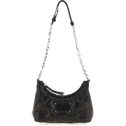 Black Lamb Leather Crossbody Bag
