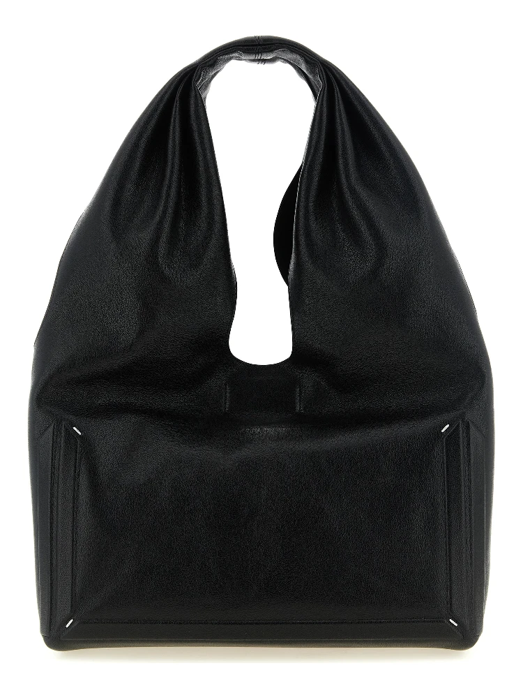 Black Lamb Leather Shoulder Bag