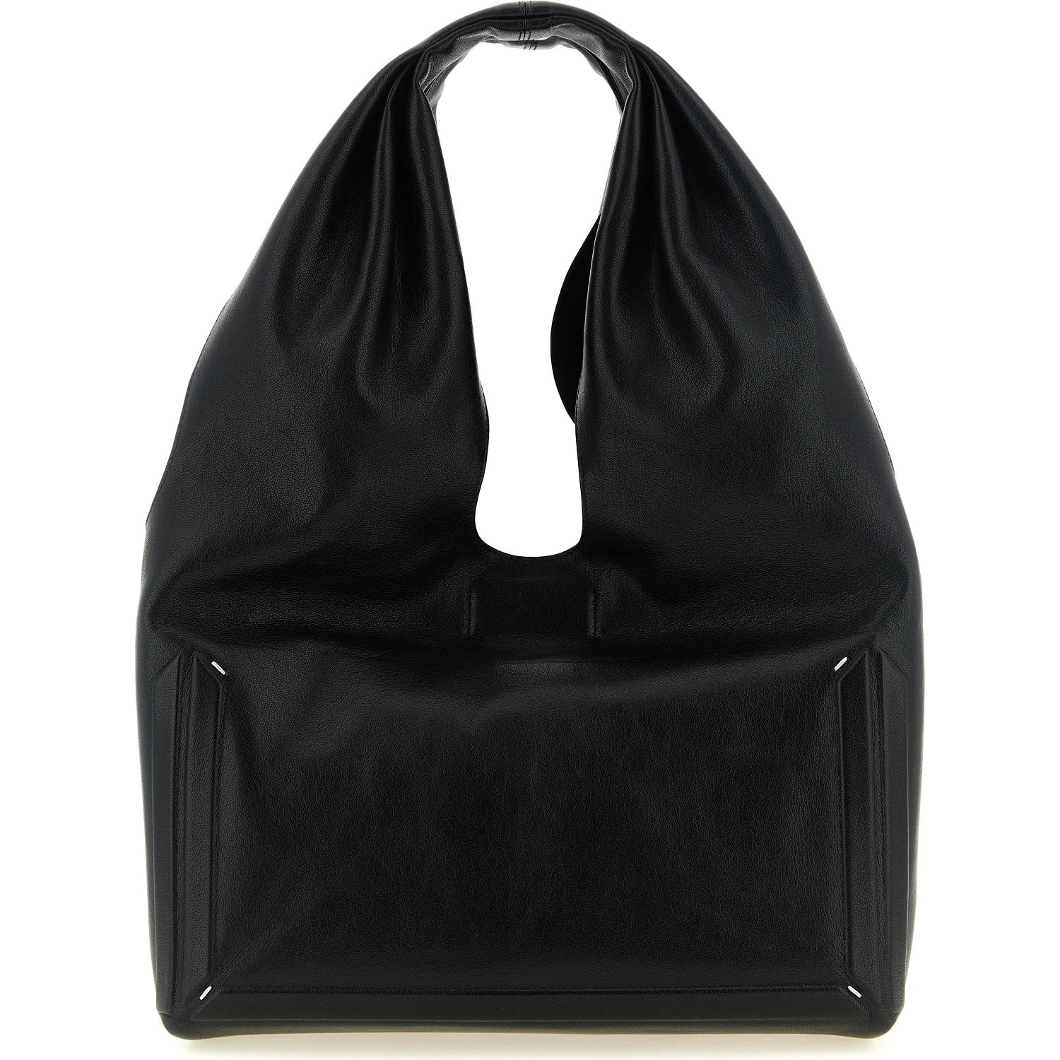 Black Lamb Leather Shoulder Bag