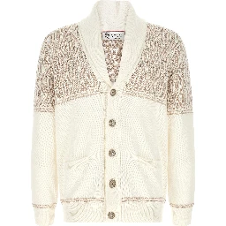 Beige Cotton Cardigan
