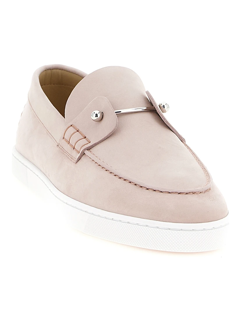 Multicolor Calfskin Slip-On Loafers