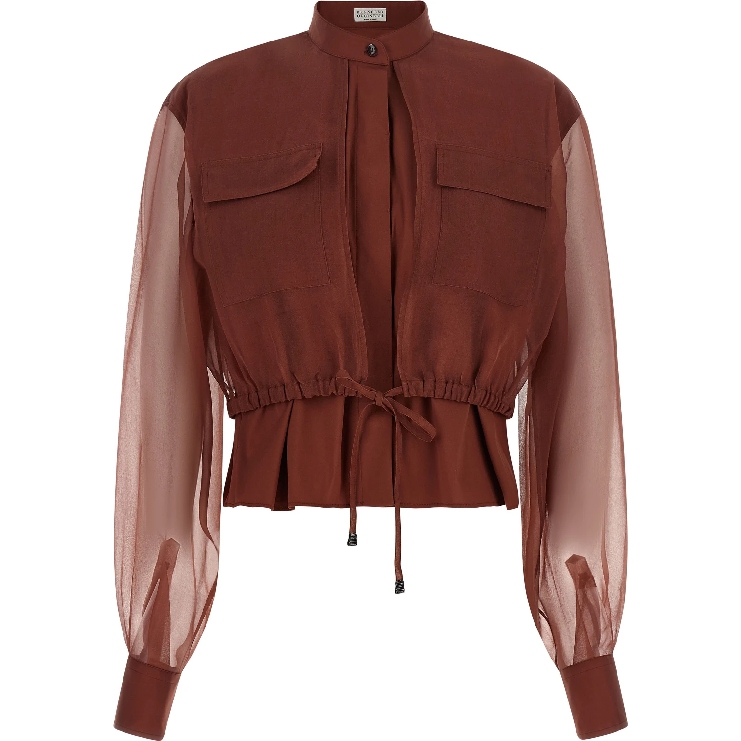 Brown Cotton Blouse