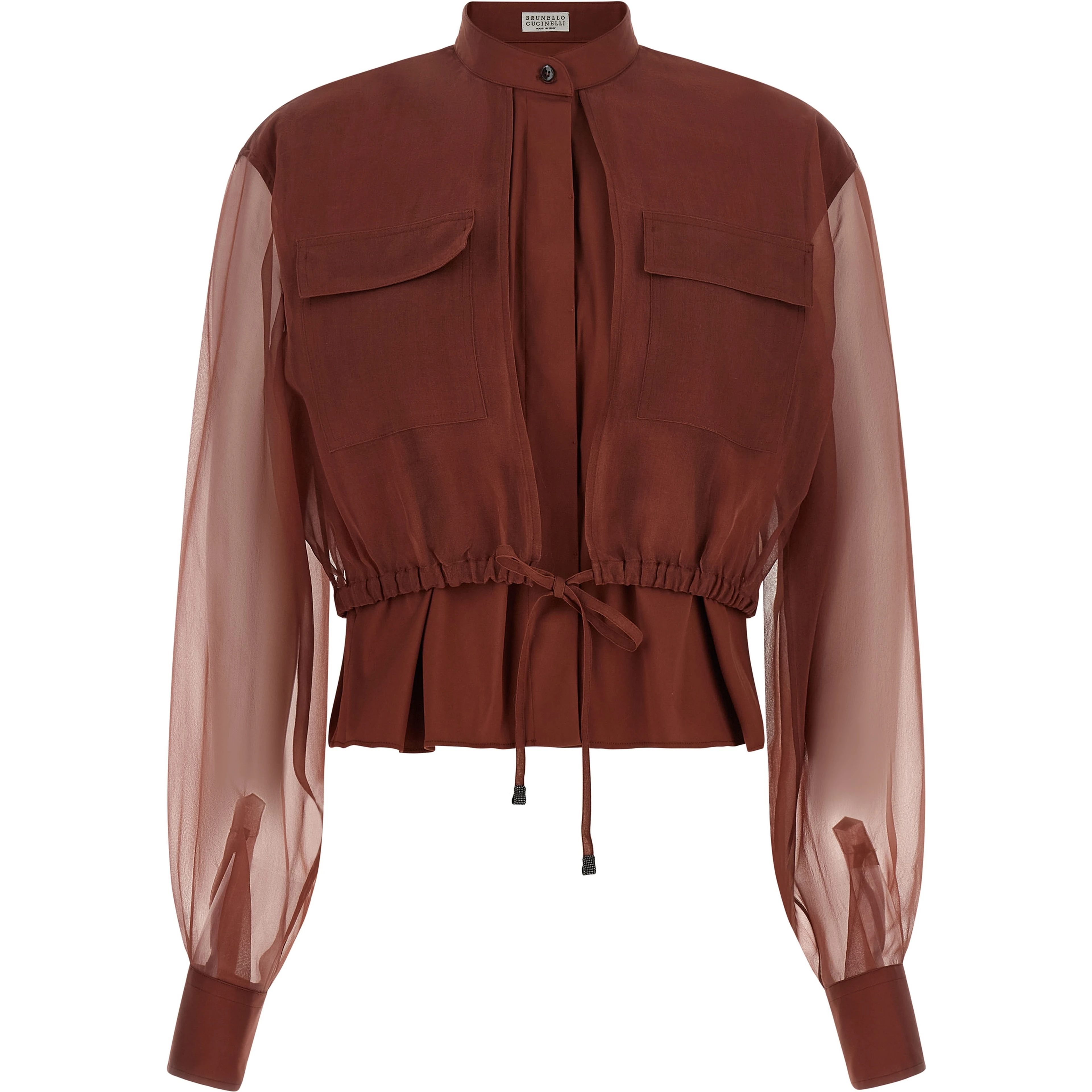 Brown Cotton Blouse