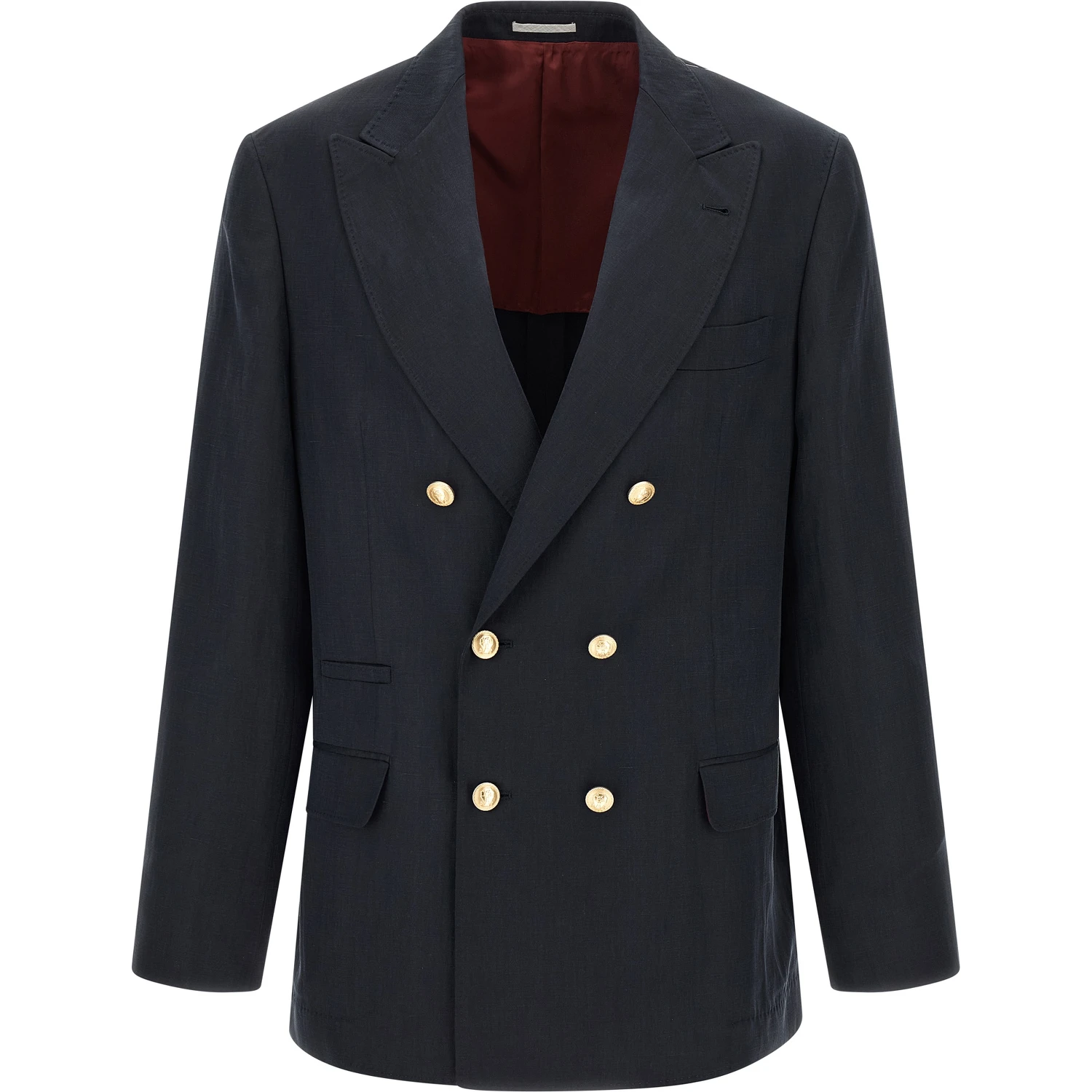 Blue Silk Blazer