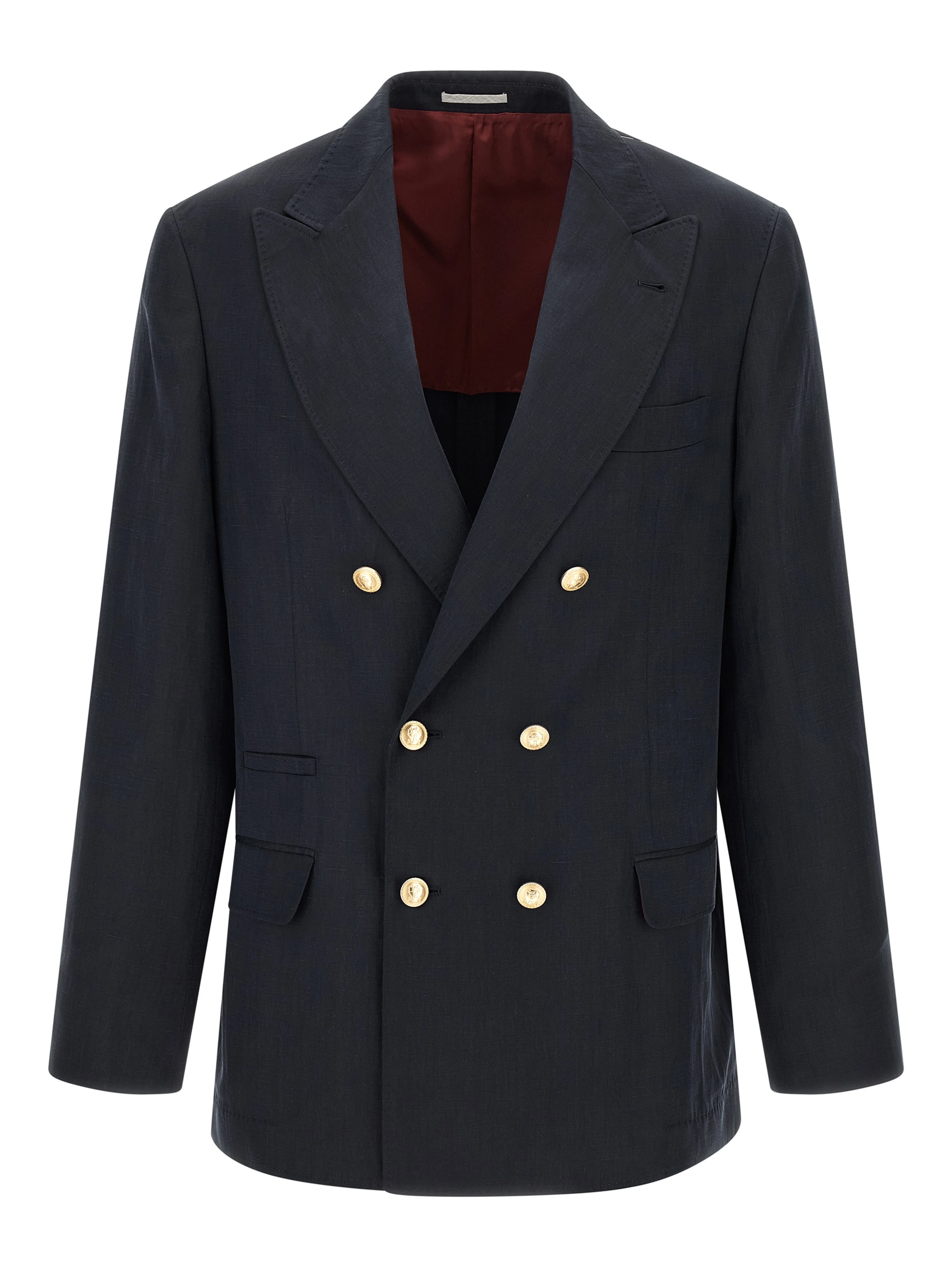 Blue Silk Blazer