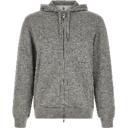 Gray Cashmere Sweatshirt
