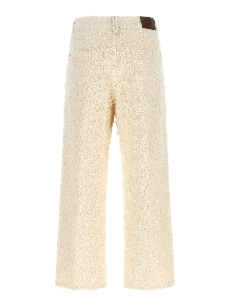 Beige Cotton Casual Pants alternative