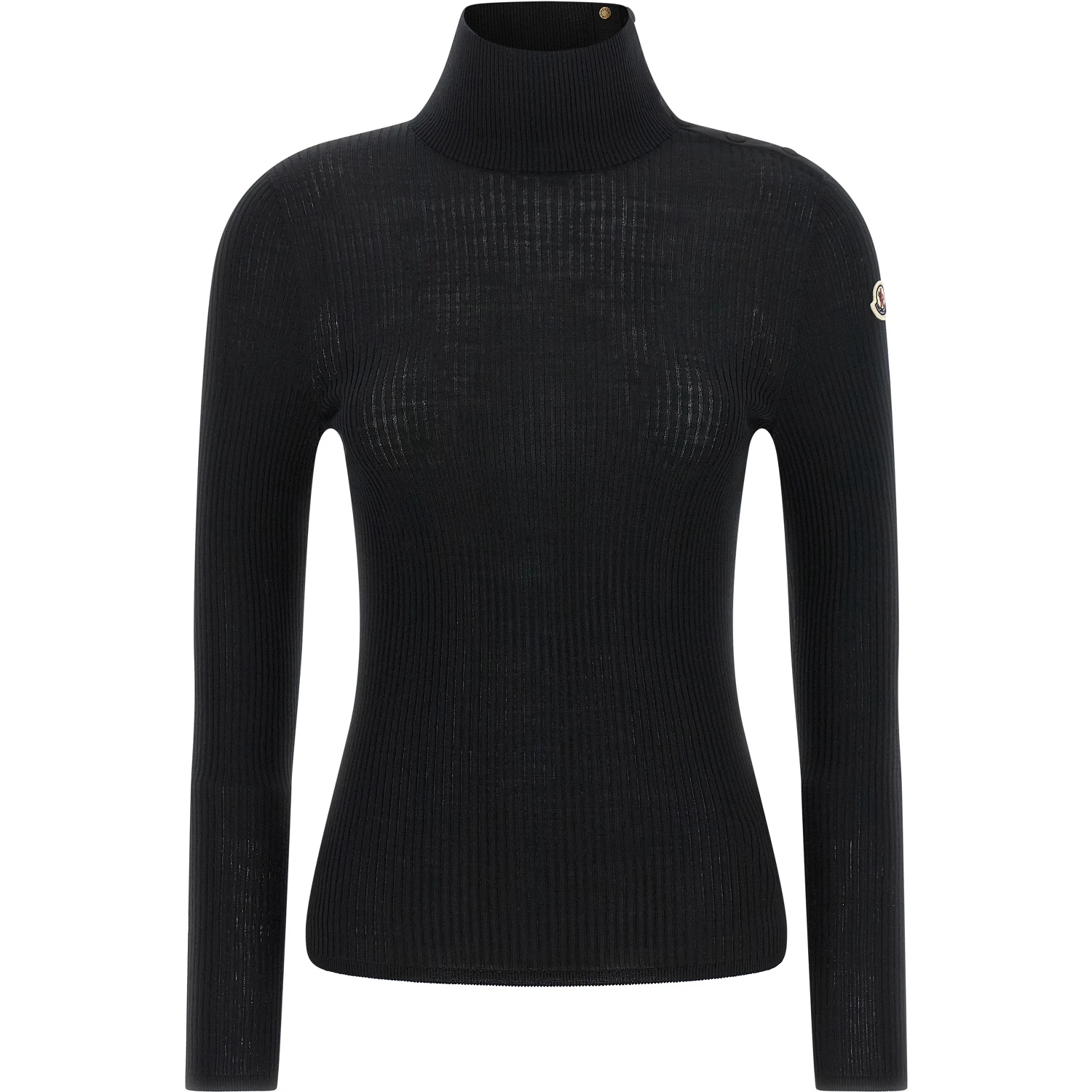 Black Virgin Wool Cardigan