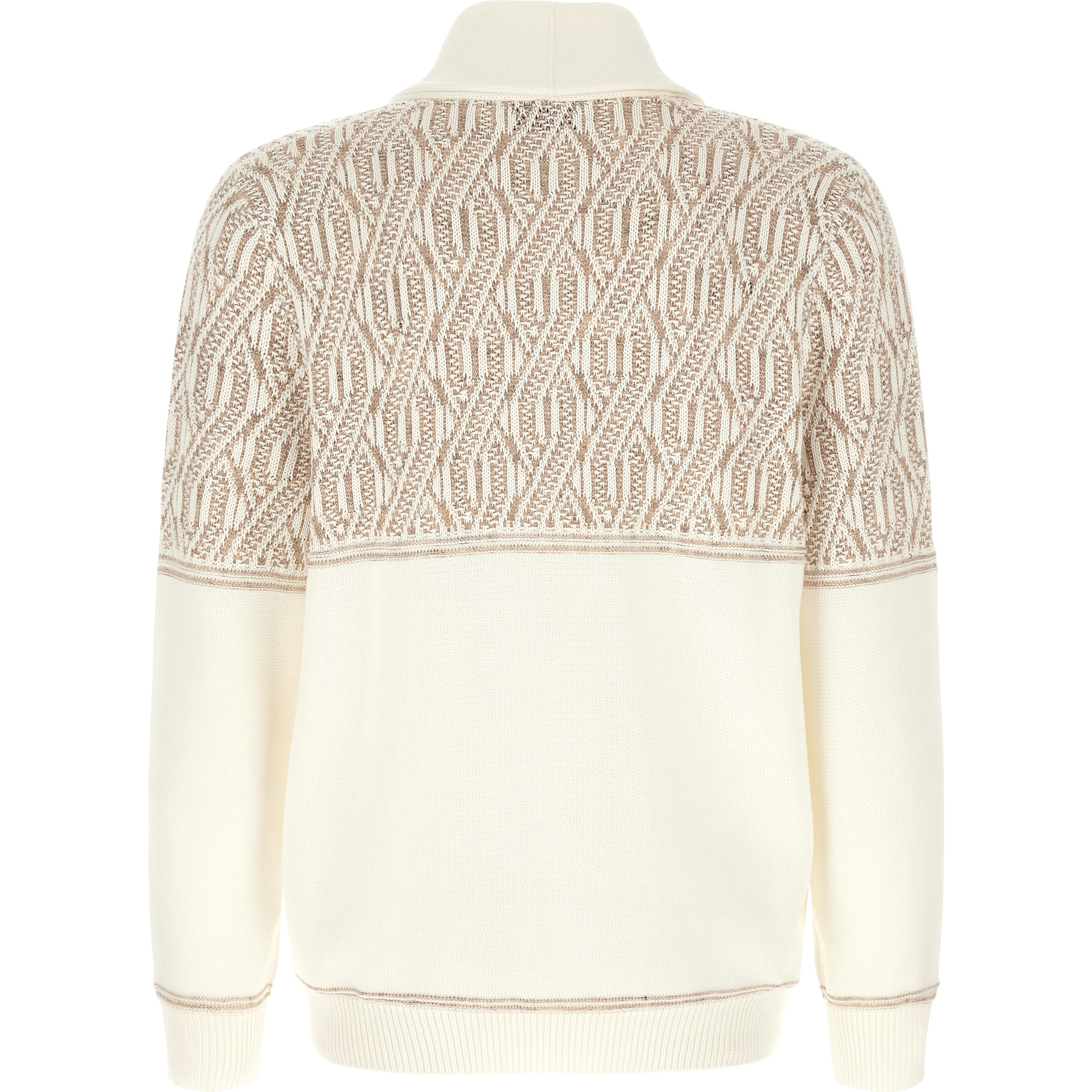 Beige Cotton Cardigan