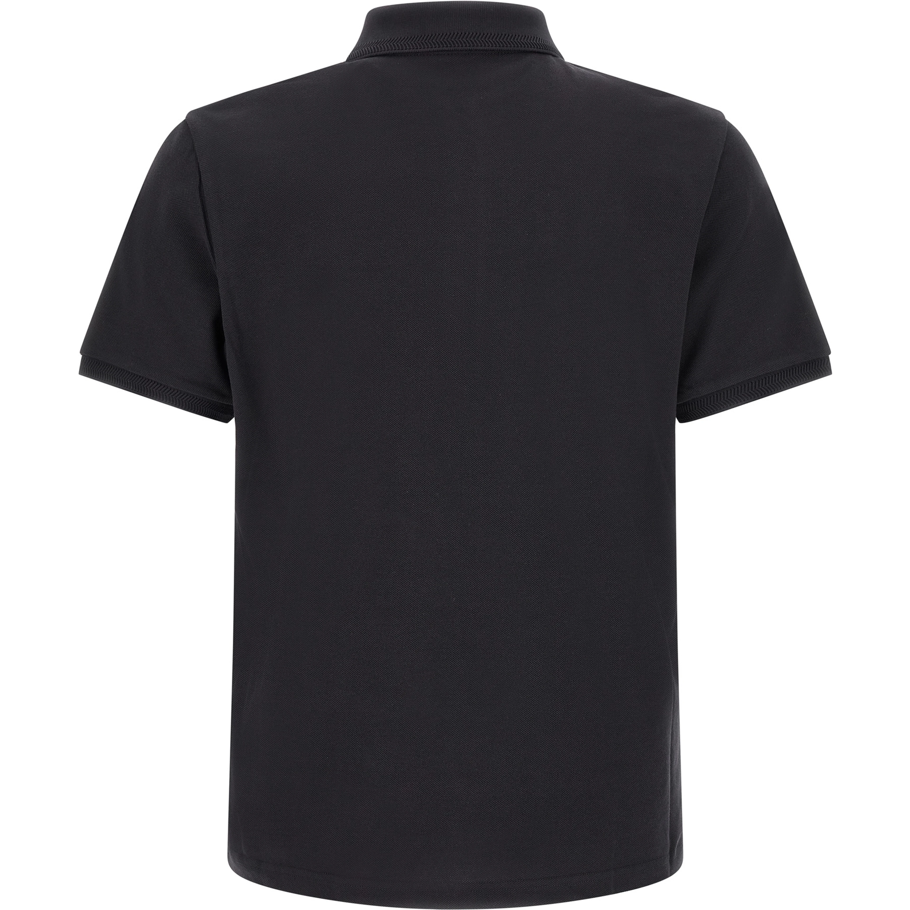 Blue Cotton Polo Shirt