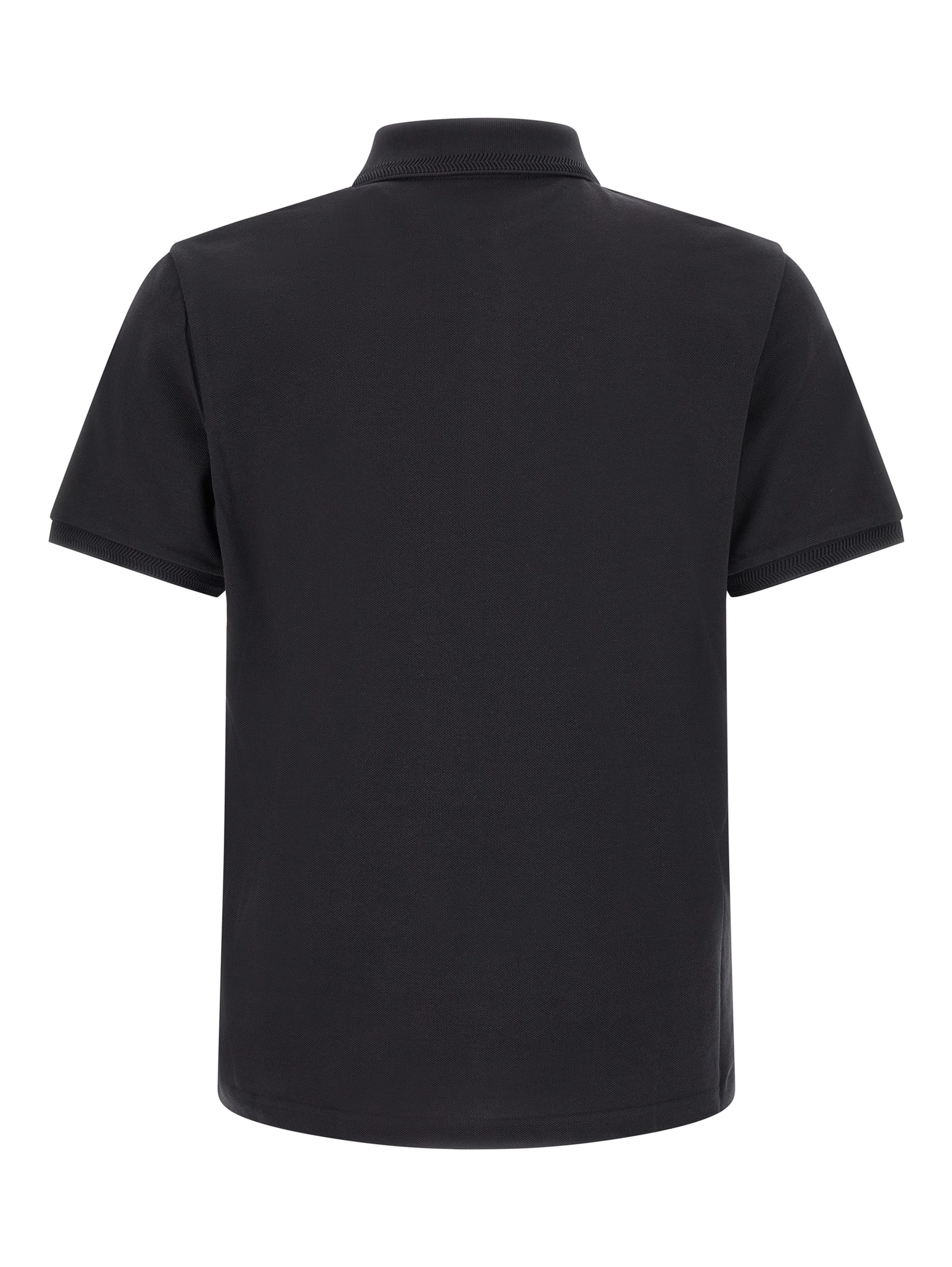 Blue Cotton Polo Shirt