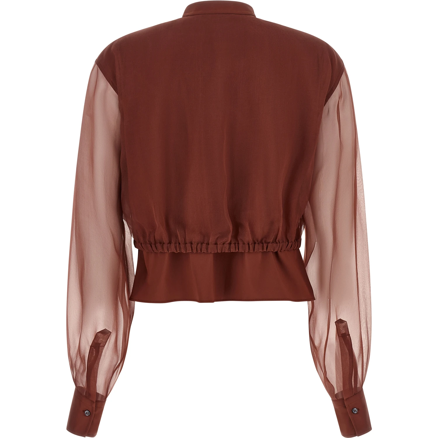 Brown Cotton Blouse
