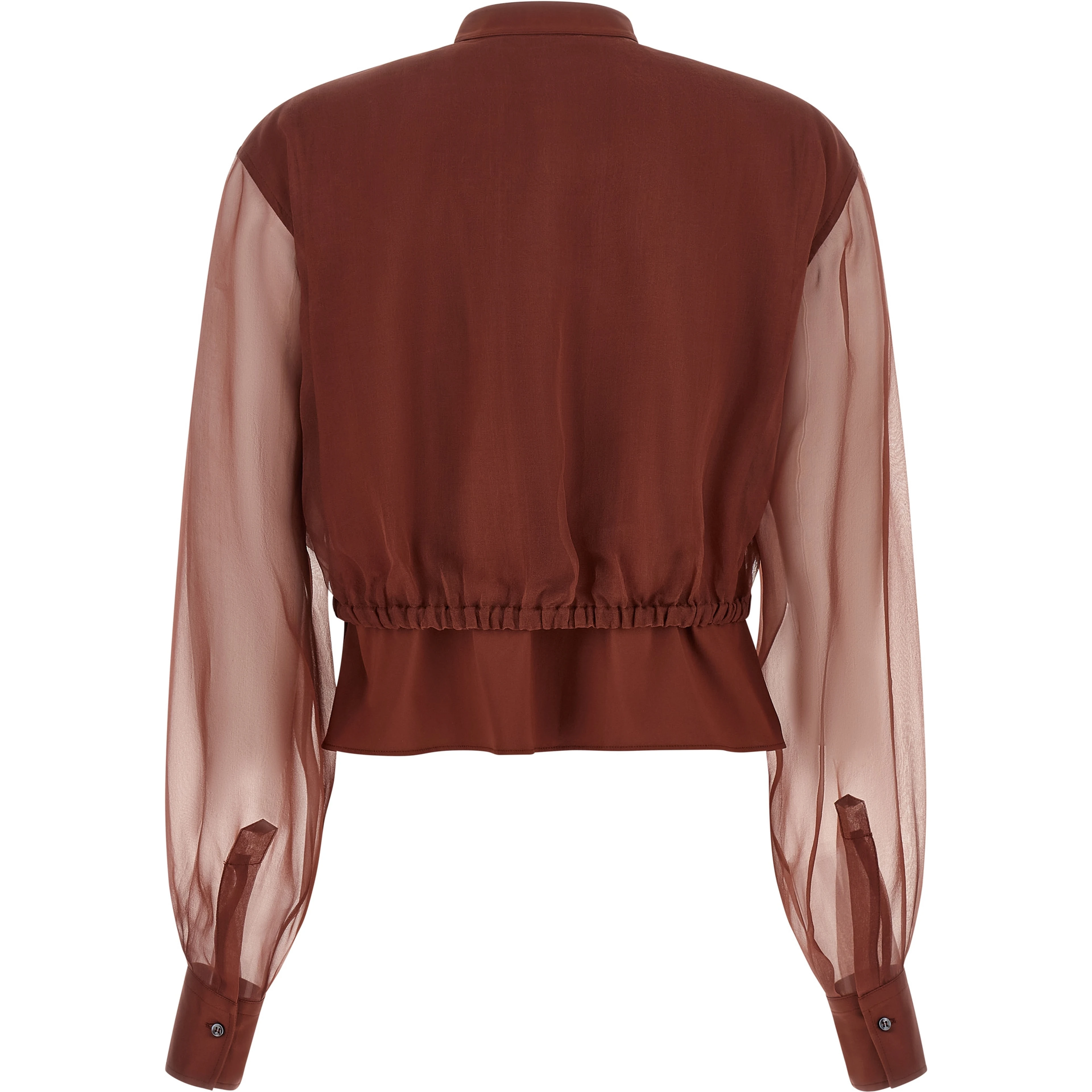 Brown Cotton Blouse