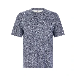 Blue Linen T-Shirt