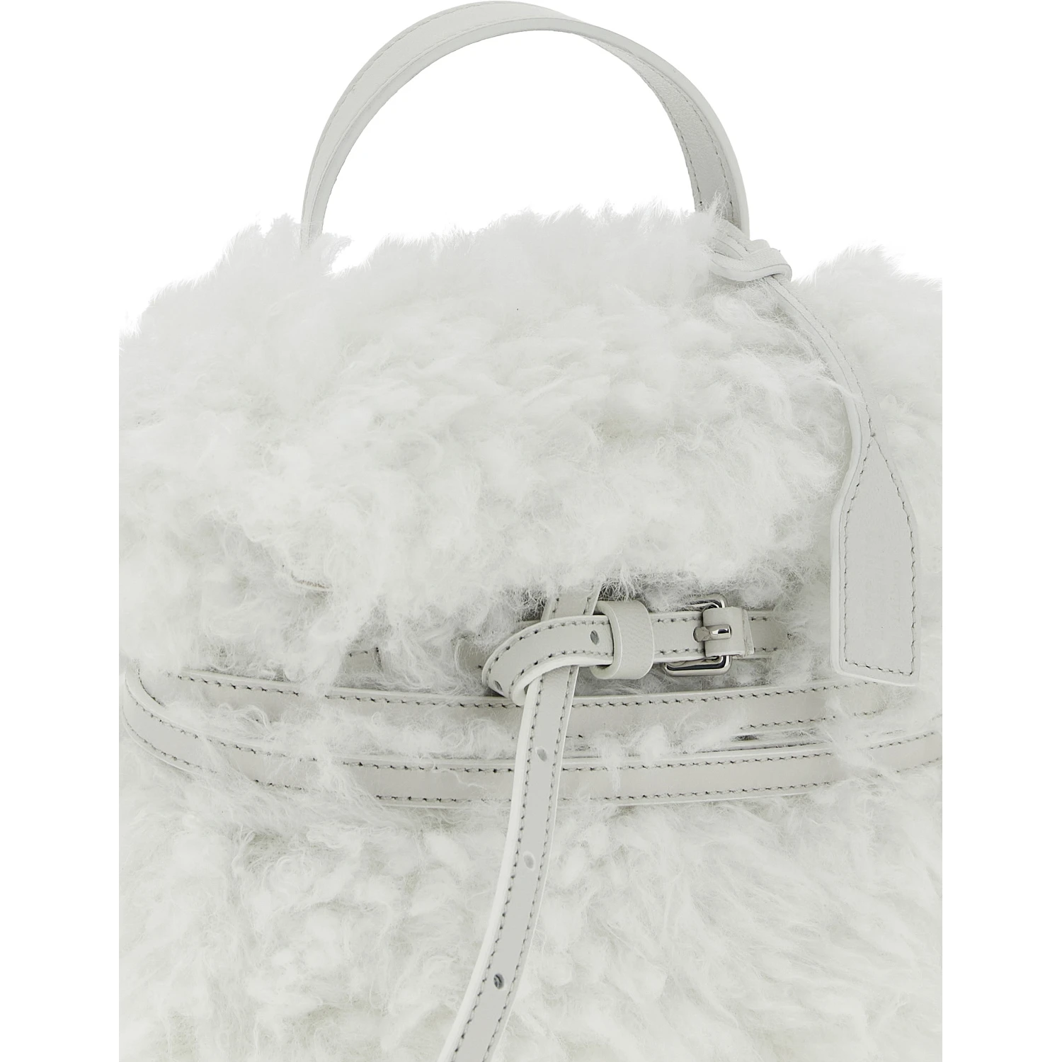 White Leather Handbag