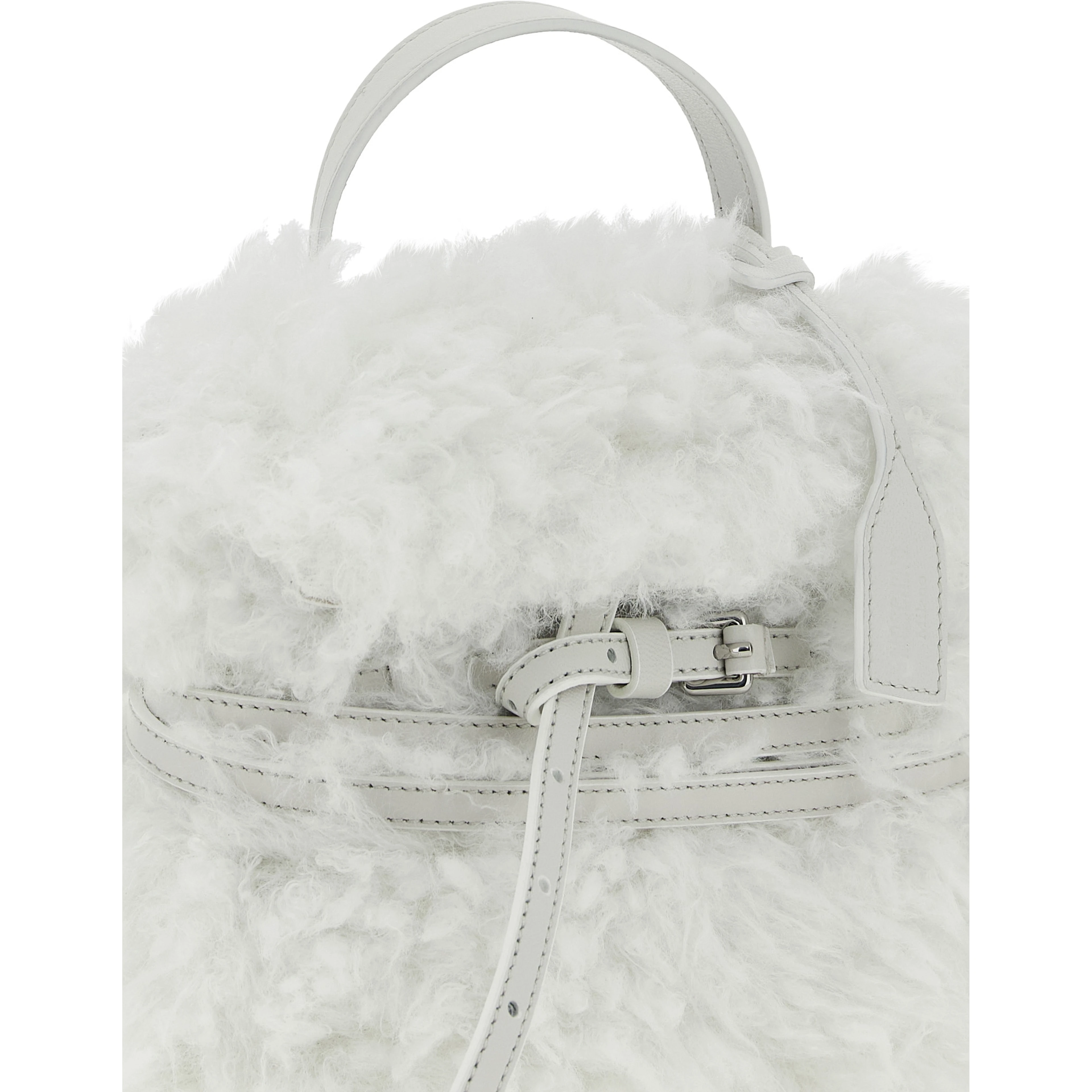 White Leather Handbag