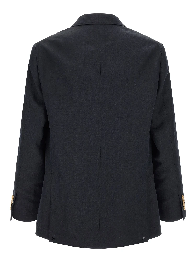 Blue Silk Blazer alternative