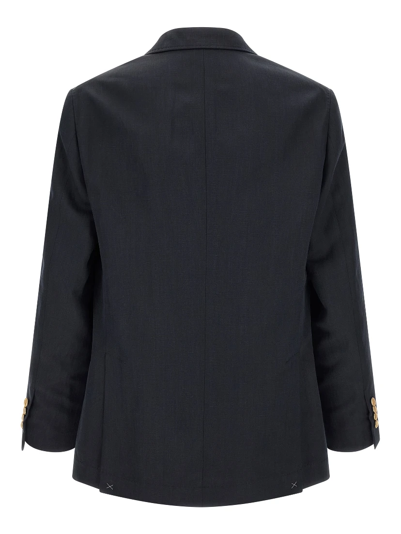 Blue Silk Blazer