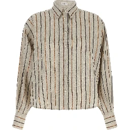 Beige Linen Blouse