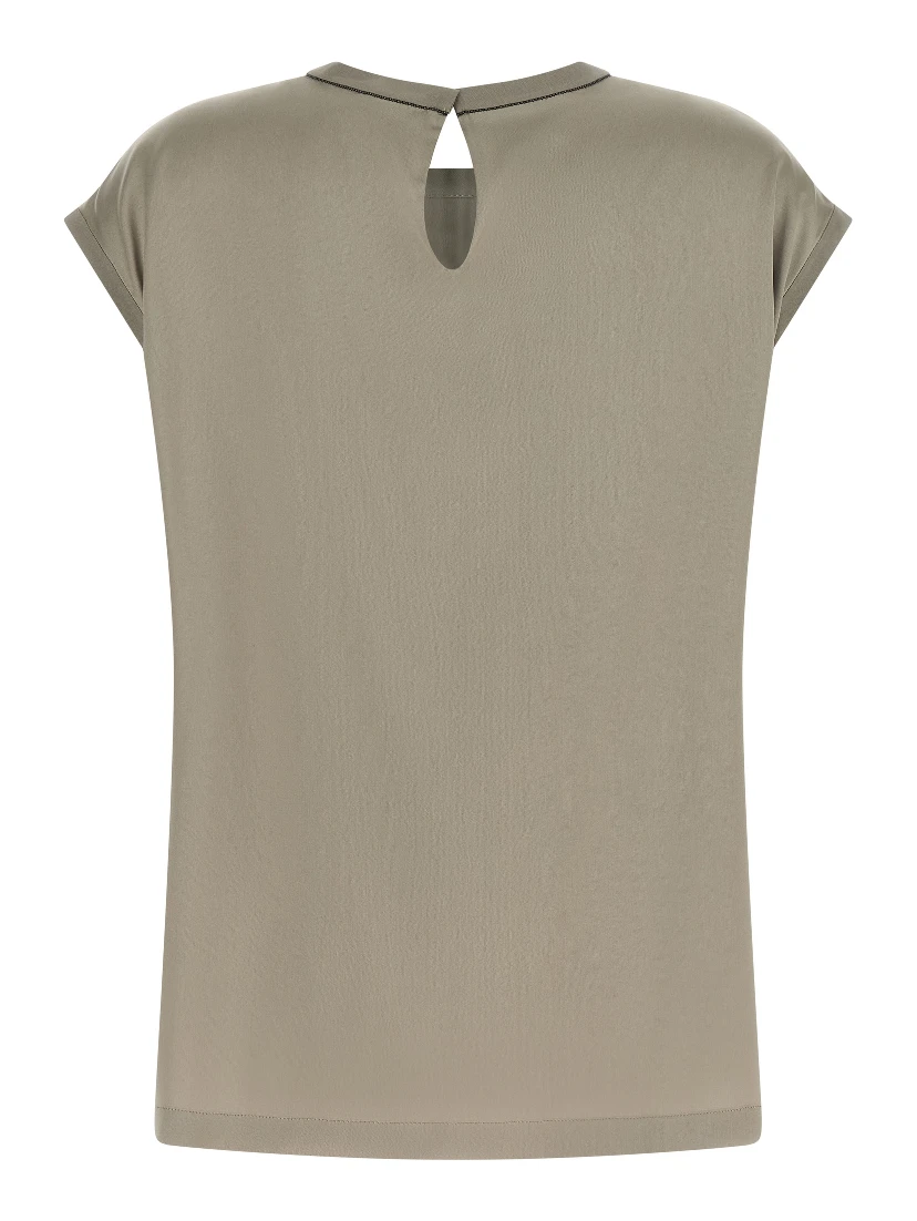 Bicolor Silk Blouse