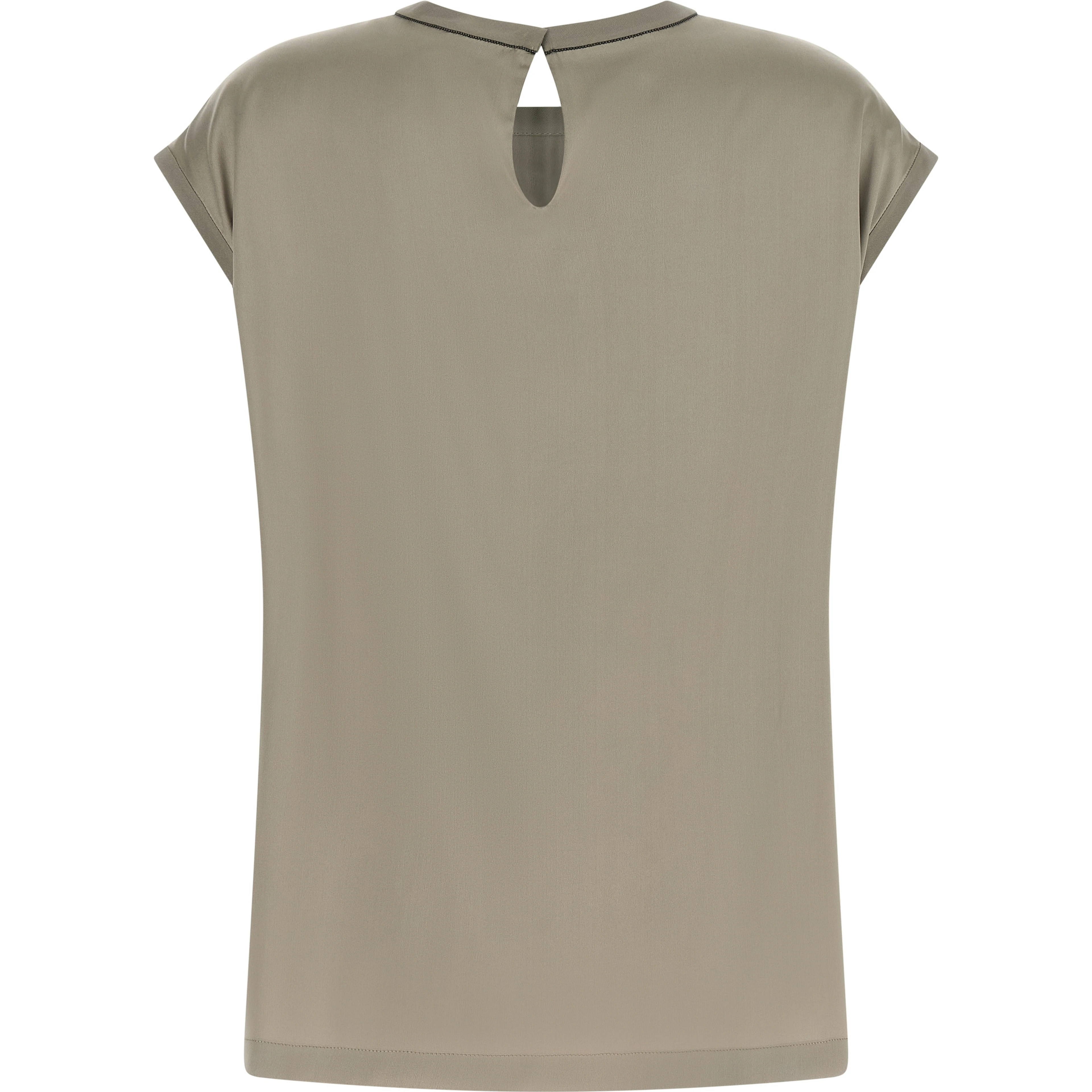 Bicolor Silk Blouse