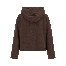 Brown Cotton Sweatshirt