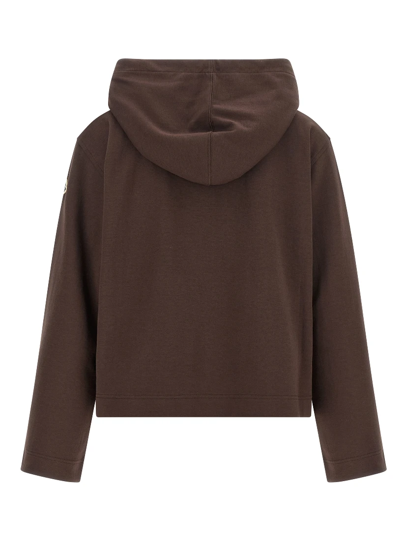 Brown Cotton Sweatshirt