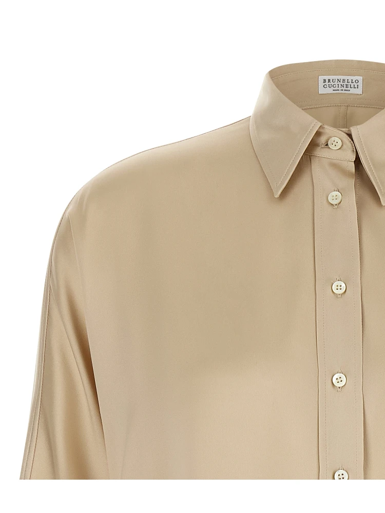 Beige Silk Blouse alternative