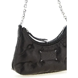 Black Lamb Leather Crossbody Bag