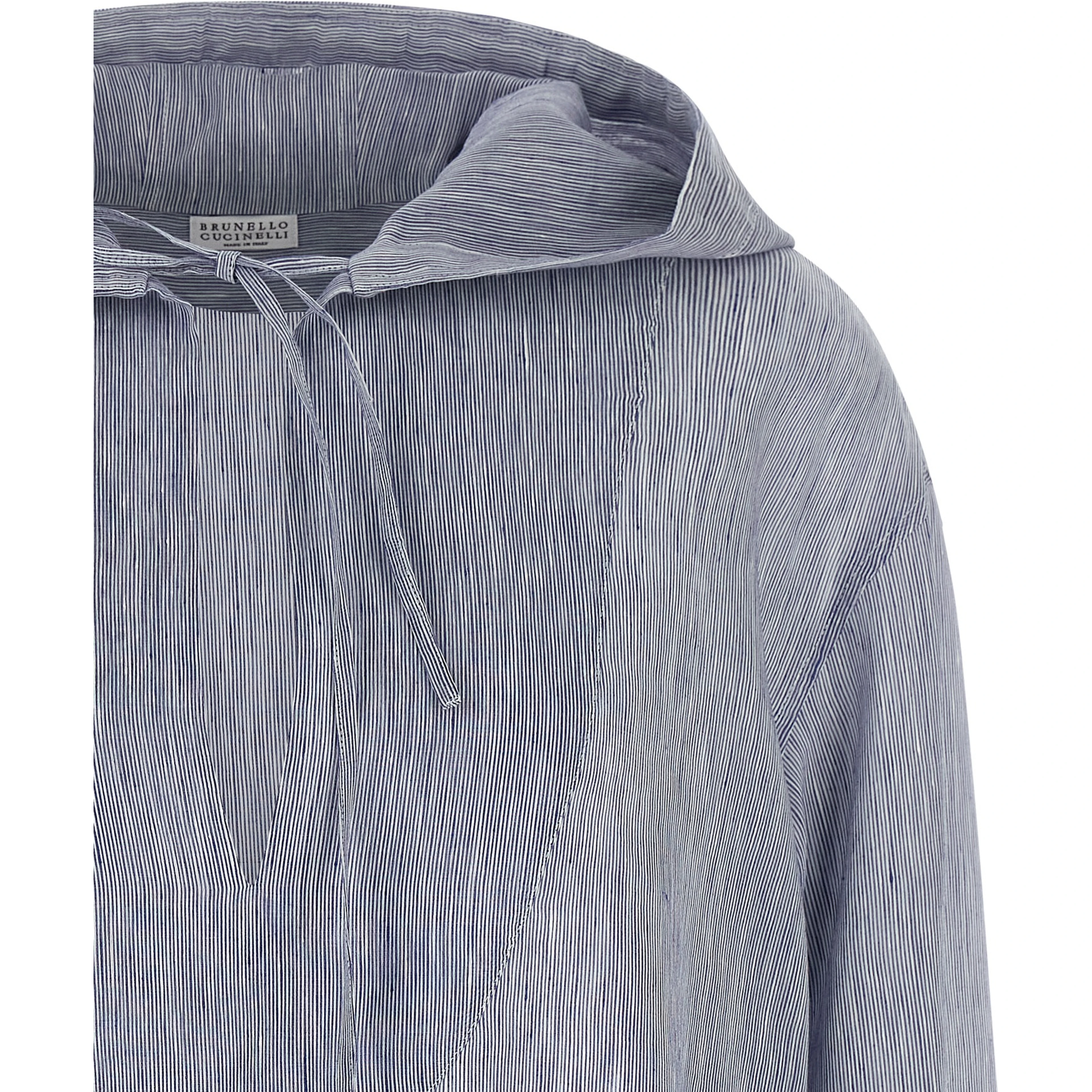 Blue Linen Blouse