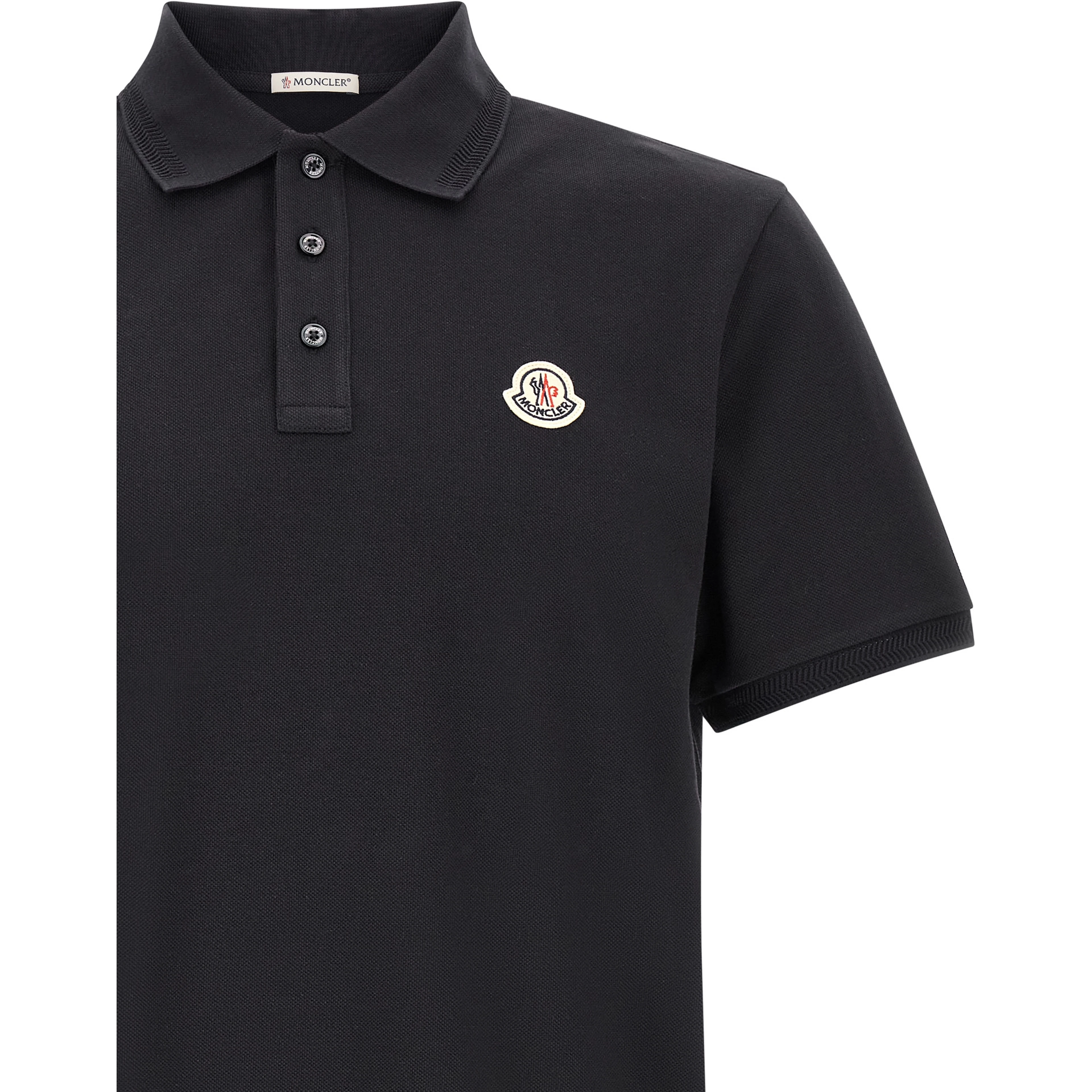 Blue Cotton Polo Shirt