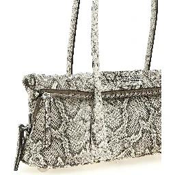 White Goatskin Shoulder Bag