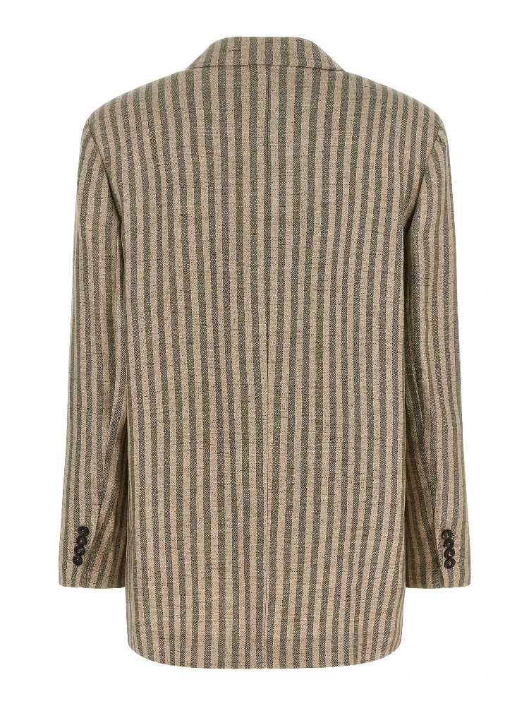 Bicolor Linen Blazer alternative