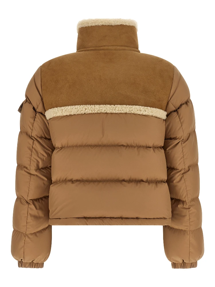 Beige Polyester Full-Length Jacket alternative