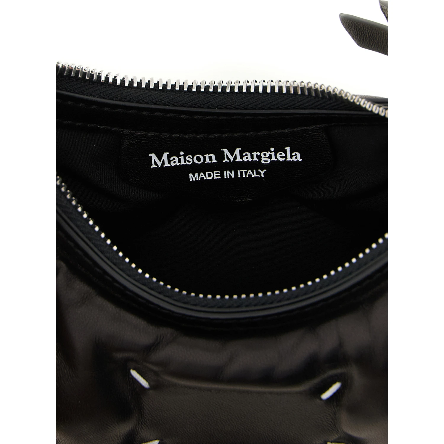 Black Lamb Leather Crossbody Bag