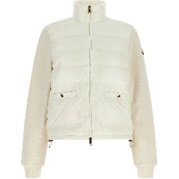 White Polyamide Cardigan
