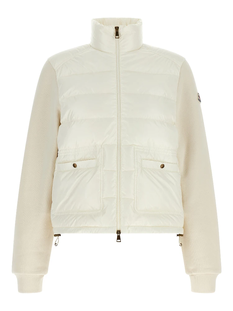White Polyamide Cardigan