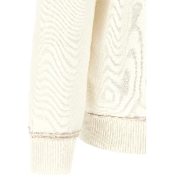 Beige Cotton Cardigan